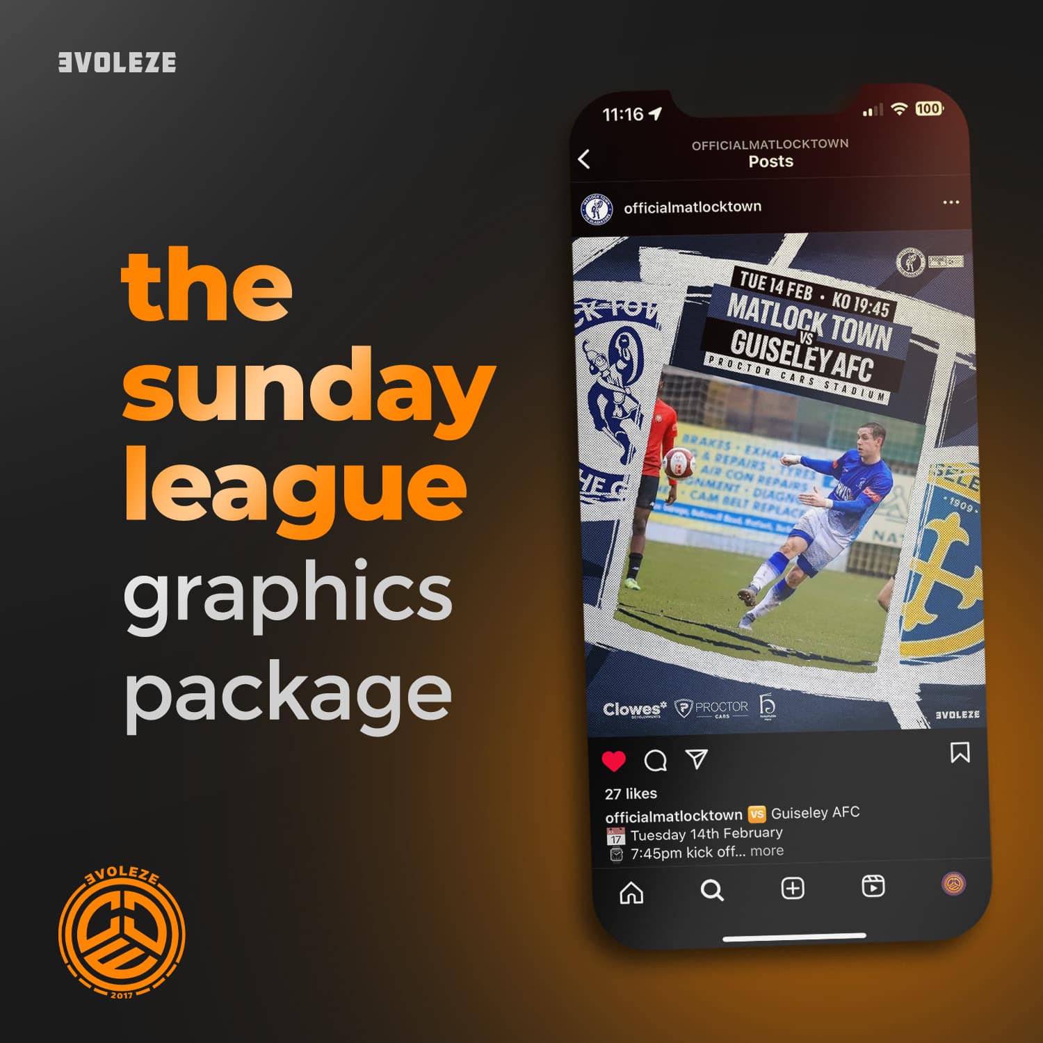 the sunday league football-graphics-package